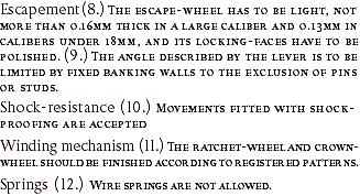 [ Technical requirements of of Geneva Seal - Part 3 of 3 ]