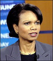 [ See Ms. Rice in action as Bush 2nd term Secretary of State! ]