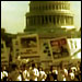 [ U.S. Capitol, with pro-Bush demonstrators! ]