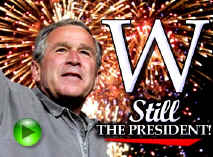 [ Victory photo from official George W Bush reelection website ]