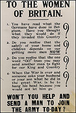 [ British WWI recruiting poster ]