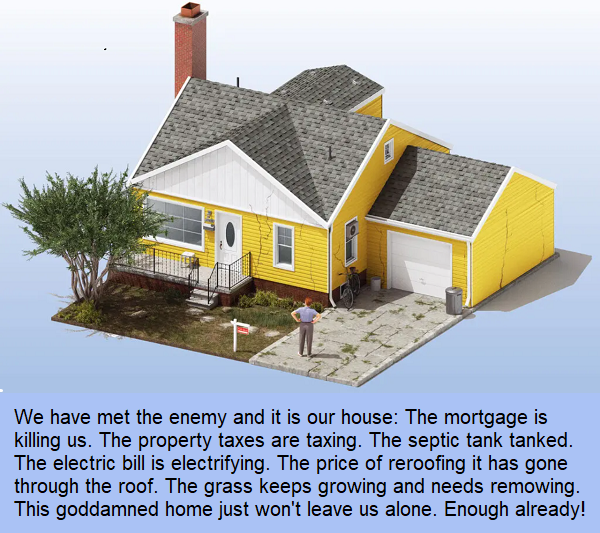 Home ownership ia all consuming. Click to go to suburbia!