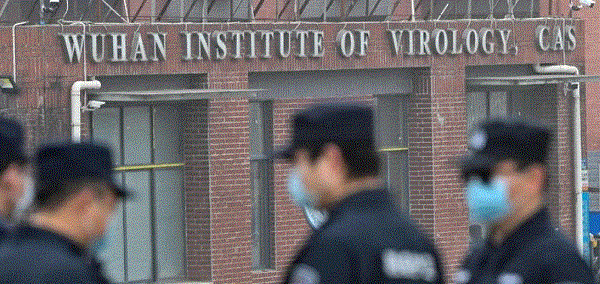 Wuhan virus Institute entrance. You are not welcome.